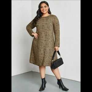 NEW Plus Dalmatian Print Tunic Dress